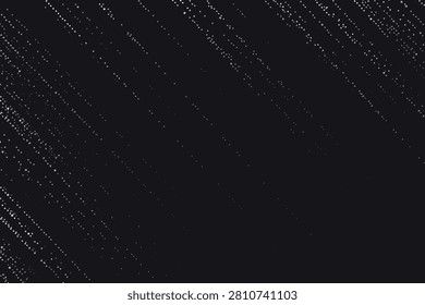 Cosmic sparkle texture with diagonal stardust patterns black