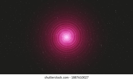 Cosmic Spiral Black hole on Galaxy background with Milky Way spiral,Universe and starry concept desig,vector