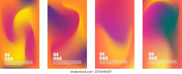 Cosmic Symphony Vector set of colorful Abstract background with gradients that 
can be used in various
 design purposes in eps 10 and pastel colors