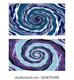 Cosmic Vortex Portals with colorfull