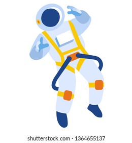 Cosmonaut flat illustration