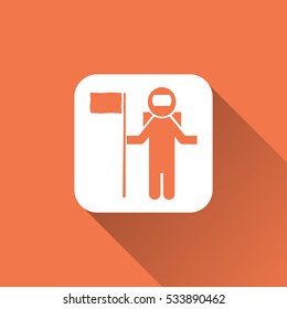 cosmonaut icon design