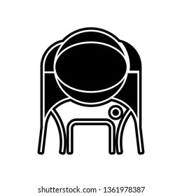 cosmonaut icon. Element of Proffecions for mobile concept and web apps icon. Glyph, flat icon for website design and development, app development