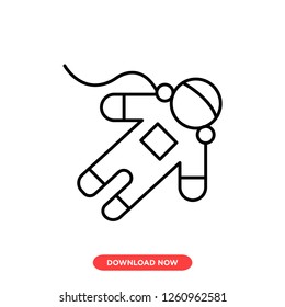 Cosmonaut icon modern vector style