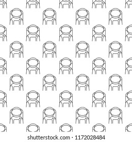 cosmonaut icon in pattern style. One of Proffecions collection icon can be used for UI, UX