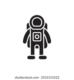 Cosmonaut icon web design in vector