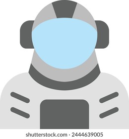 Cosmonaut Vector Flat Icon Design