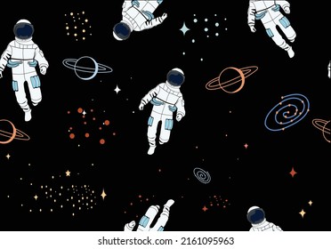 cosmonaut vector hand drawn design