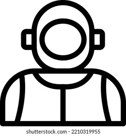 ilustración de cosmonaut Vector en un fondo transparente.Símbolos de calidad premium.Iconos vectores de trazo para el diseño de concepto y gráfico.