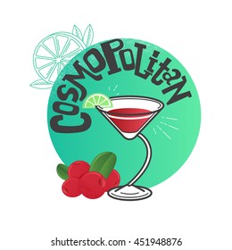 Cosmopolitan cocktail