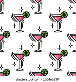 modelo de doodle sin fisuras, ilustración vectorial