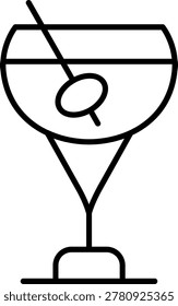 Cosmopolitan Icon Vector Element line icon design vector icons