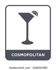 cosmopolitan icon vector on white background., cosmopolitan simple element illustration