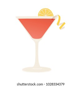 Cosmopolitan vector illustration