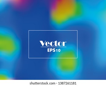 Cosmos background with galaxy and universe shapes and star dust. Holographic futuristic gradients. Fantastic space landscape with planets. Memphis cosmos background.