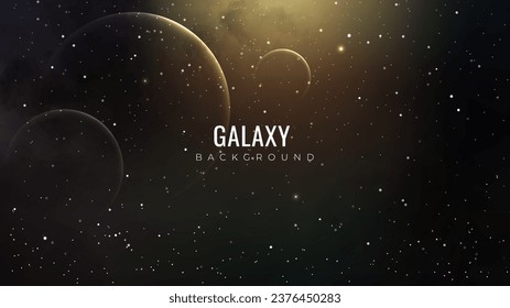 Cosmos background. Stars in the night sky. Realistic galaxy background. Space background.