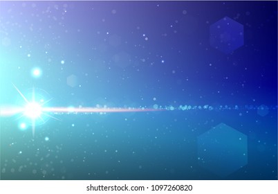 Cosmos  big bang realistic  vector illustration. Milckyway , stars , space background for web or print.