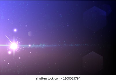 Cosmos  big bang realistic  vector illustration. Milckyway , stars , space background for web or print.