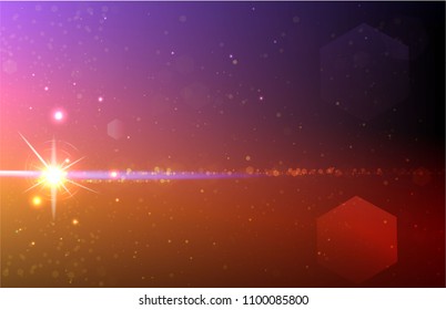 Cosmos  big bang realistic  vector illustration. Milckyway , stars , space background for web or print.