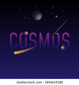Cosmos Cool Modern Poster Picture