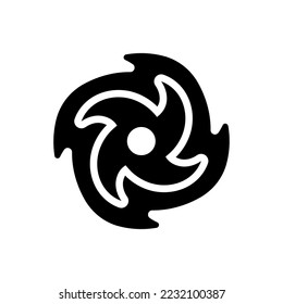 Cosmos hole icon (vector illustration)