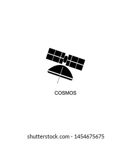 cosmos icon vector black design