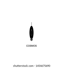 cosmos icon vector black design