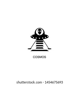 cosmos icon vector black design