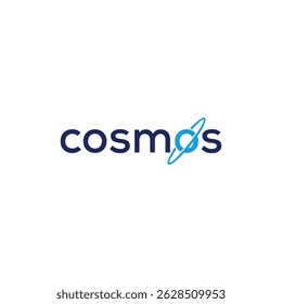 cosmos logo design vector template