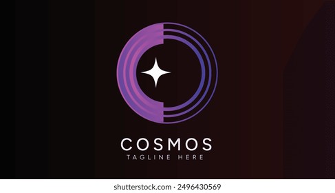 Cosmos Logo, luxury logo, branding logo