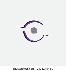 Cosmos Moon Logo C letter Type 