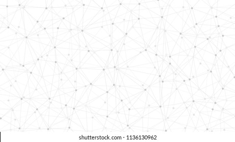 cosmos sci fi scientific background halftone . dots connected with lines , science fiction stars map or poligon mesh , gray white full ultra hd wallpaper horizontal screen saver