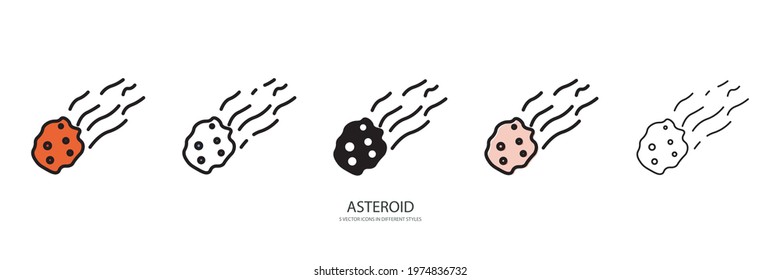 COSMOS SET VECTOR TYPE ICON
