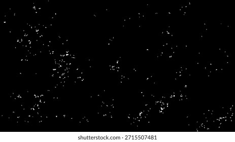 cosmos star Hand drawn falling snow spray winter. Vector texture background