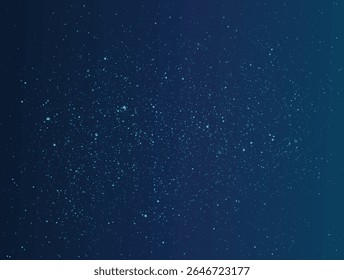 Cosmos stardust starry sky shining stars vector space background design