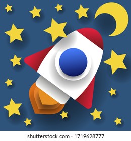 Cosmos Vector Illustration Suitable For Greeting Card, Poster Or T-shirt Printing.