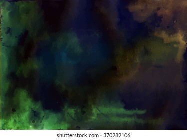 cosmos watercolor background 