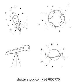 Cosmos white background