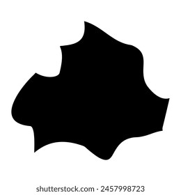 Cospicua District map, administrative division of Malta. Vector illustration.
