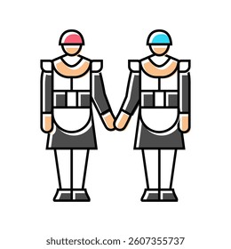 cosplayer color icon vector. cosplayer sign. isolated symbol illustration