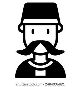 Icono cosaco para Web, App, infografía, etc