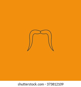Cossack mustache icon.