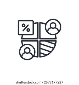 icono de contabilidad de costos. Trazo editable. Signo de estilo lineal para uso Diseño web, logotipo. Ilustración de símbolos.
