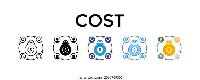 Cost Collection With Five Icon Combinations