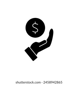 cost concept line icon. Simple element illustration. cost concept outline symbol design.
