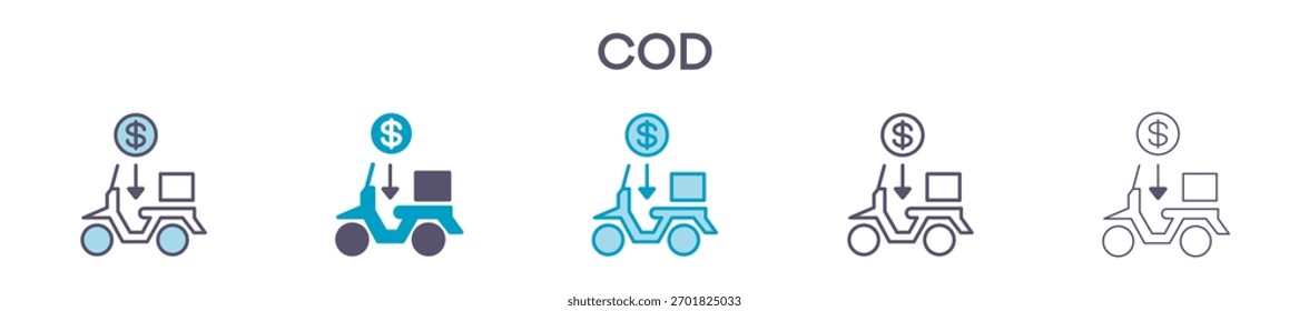 Cost Of Delivery Element For Design Graphic - Multi Styles