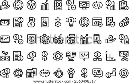 Cost effective icons High-Quality Vector Icons Collection with Editable Stroke. Ideal for Professional and Creative Projects.