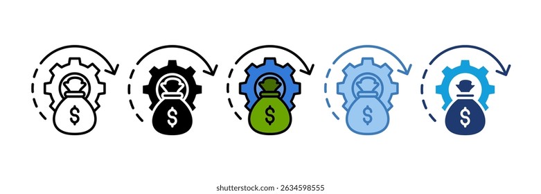 Cost Efficiency Icon Element For Design