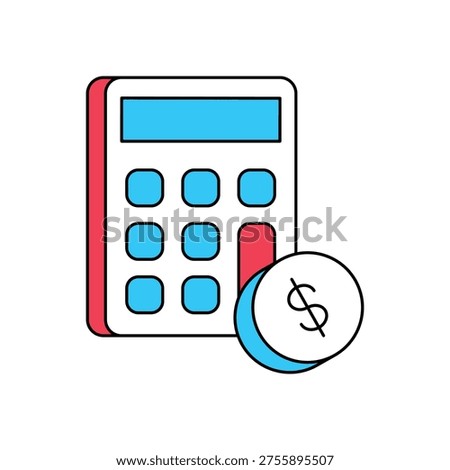 Cost Estimation icon clean and modern vector illustration