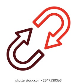 Cost Glyph Two Color Icon For Personal And Commercial Use.
